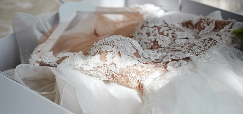 come preservare l'abito da sposa